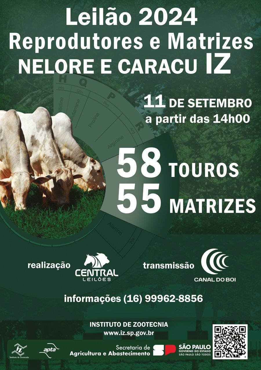Leilão de Reprodutores do IZ - Intituto de Zootecnia
